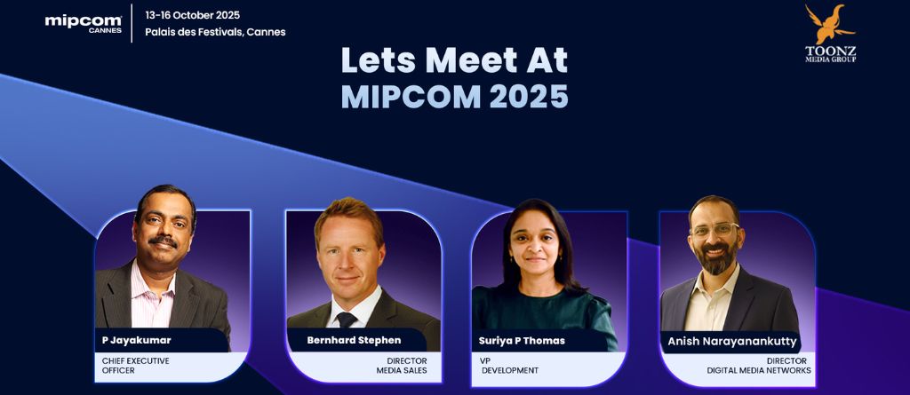 Toonz Media Group Set to Shine at MIPCOM Cannes 2025